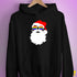 Santa Claus LGBTQ Gay Pride Flag Sunglasses Hoodie - Black